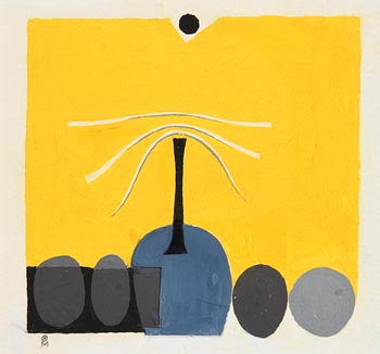 Colin Middleton, Still Life on Yellow at Morgan O'Driscoll Art Auctions