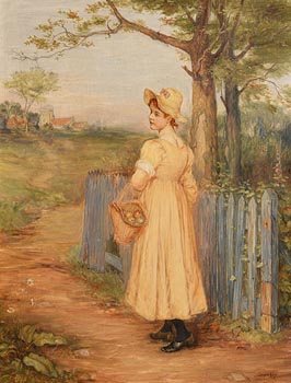 George H. Hay, Gathering Apples at Morgan O'Driscoll Art Auctions