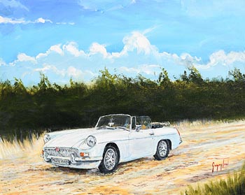 Gregory Toal, MGB 1969 English White at Morgan O'Driscoll Art Auctions