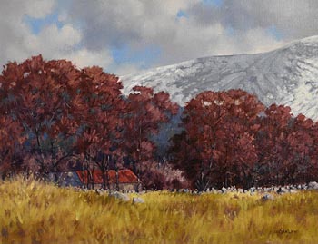 George Oakley, Snow on Tonelagee at Morgan O'Driscoll Art Auctions