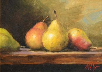 Mat Grogan, Still Life with Pears at Morgan O'Driscoll Art Auctions