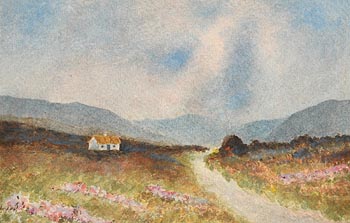 Percy French, Cottage in Peat Bog at Morgan O'Driscoll Art Auctions