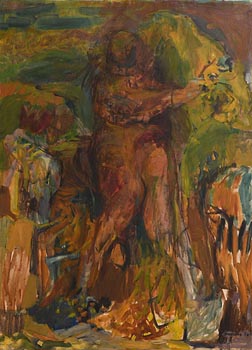 Barrie Cooke, Artist at Work (1958) at Morgan O'Driscoll Art Auctions