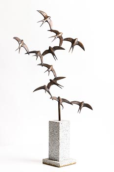 Ian Pollock, Swallows in Flight (2006) at Morgan O'Driscoll Art Auctions