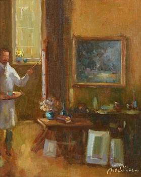 Liam Treacy, Interior at Morgan O'Driscoll Art Auctions