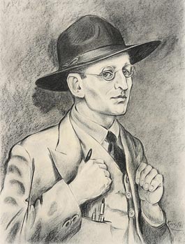 Harry Kernoff, Self Portrait (1936) at Morgan O'Driscoll Art Auctions