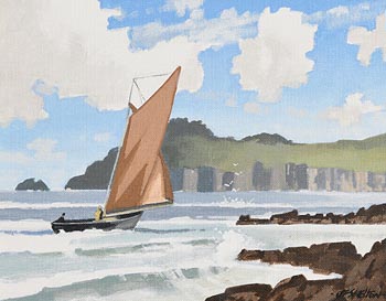 John Francis Skelton, Shore Breeze, Sybil Bay, Kerry at Morgan O'Driscoll Art Auctions