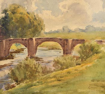 William Conor, Bridge in the Glens at Morgan O'Driscoll Art Auctions