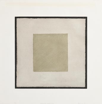 Alan Green, Centre to Edge - Neutral to Black (1979) at Morgan O'Driscoll Art Auctions