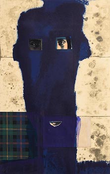 James Brown, Untitled (Blue Face) (1993) at Morgan O'Driscoll Art Auctions