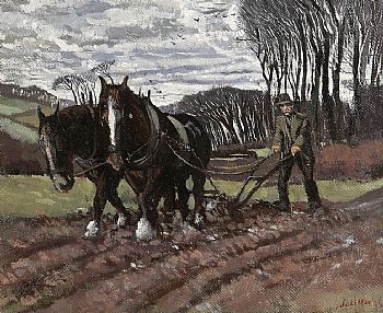 Ploughing (1946) at Morgan O'Driscoll Art Auctions
