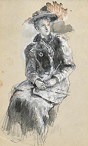 John Butler Yeats, Portrait of a Seated Lady at Morgan O'Driscoll Art Auctions
