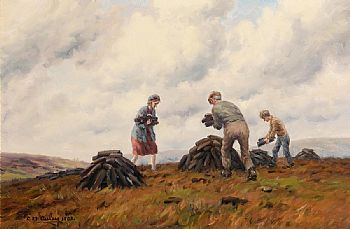 Charles J. McAuley, Everyone Helps at the Turf (1983) at Morgan O'Driscoll Art Auctions