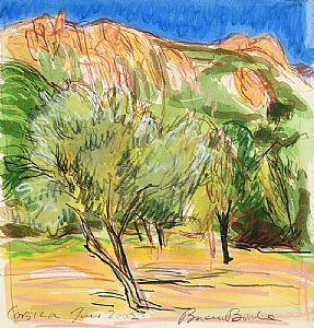 Brian Bourke, Corsica Landscape I (2002) at Morgan O'Driscoll Art Auctions