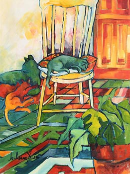 Jo Anne Yelen, Lazy Days at Morgan O'Driscoll Art Auctions