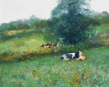 Paul Kelly, Country Scene at Morgan O'Driscoll Art Auctions