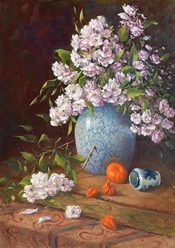 Annemarie Bourke, Cherry Blossom at Morgan O'Driscoll Art Auctions