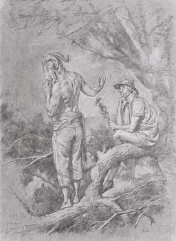 Paul Reid, Study for Pan and Hermes at Morgan O'Driscoll Art Auctions