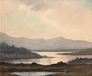 Douglas Alexander, Loch Scene, Connemara at Morgan O'Driscoll Art Auctions