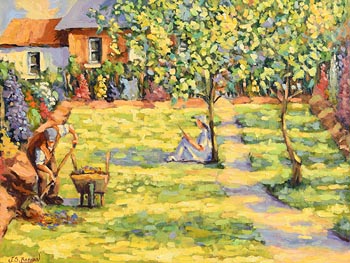 James S. Brohan, Summers Day at Morgan O'Driscoll Art Auctions