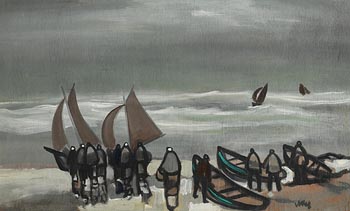 Markey Robinson, Coming Ashore at Morgan O'Driscoll Art Auctions