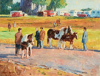 Robert Taylor Carson, Horse and Foal (1992) at Morgan O'Driscoll Art Auctions