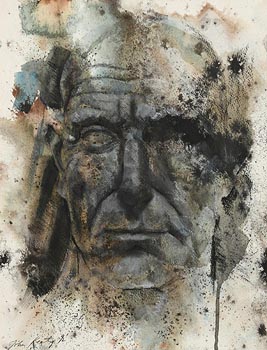John Keating, Image of Head (1992) at Morgan O'Driscoll Art Auctions