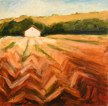 Deborah Donnelly, Ploughed Fields at Morgan O'Driscoll Art Auctions
