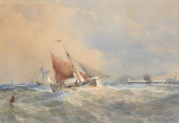 Edwin Hayes, Old Yarmouth at Morgan O'Driscoll Art Auctions
