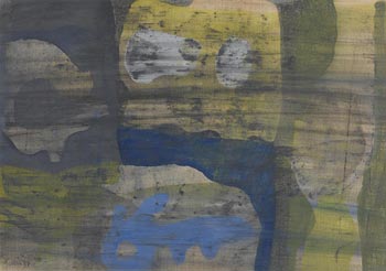 Piet Sluis, Abstract Blue 1968 at Morgan O'Driscoll Art Auctions