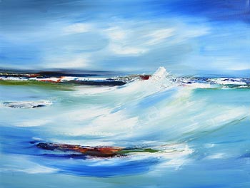 Majella O'Neill Collins, Sherkin Island Sea's 2019 at Morgan O'Driscoll Art Auctions