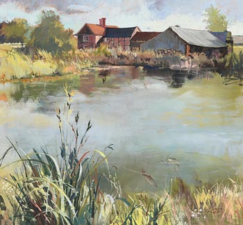 Kenneth Webb, South Hurst Farm (1986) at Morgan O'Driscoll Art Auctions