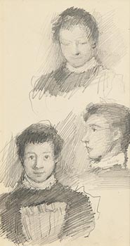 John Butler Yeats, Female Study at Morgan O'Driscoll Art Auctions