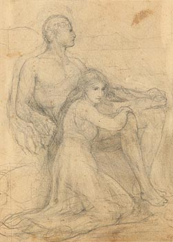 John Butler Yeats, Male and Female Figures at Morgan O'Driscoll Art Auctions
