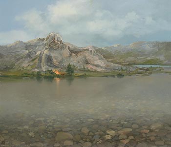 Joop Smits, Mountain Range / Nude at Morgan O'Driscoll Art Auctions