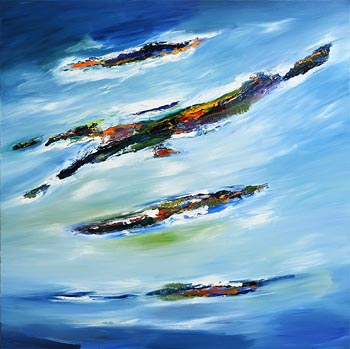 Majella O'Neill Collins, Skeam's West Islands, Roaring Water Bay (2019) at Morgan O'Driscoll Art Auctions