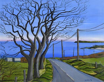Kenlito, Tree Line, Whitepark Bay (2017) at Morgan O'Driscoll Art Auctions