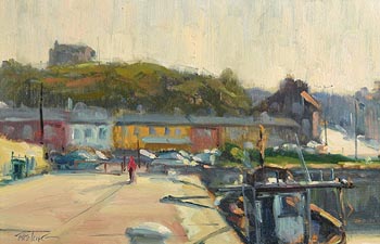 Norman Teeling, Howth Harbour at Morgan O'Driscoll Art Auctions