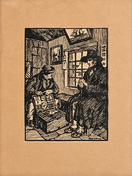 Jack Butler Yeats, The Salesman at Morgan O'Driscoll Art Auctions