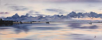 Patricia Kavanagh, Boats on the Lake at Morgan O'Driscoll Art Auctions
