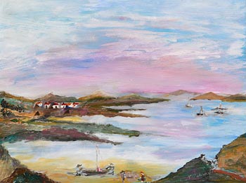 Terry Delaney, Colours on the Bay at Morgan O'Driscoll Art Auctions