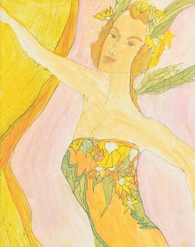 Piet Sluis, Figure of a Lady at Morgan O'Driscoll Art Auctions