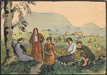 20th Century Irish School, After the Harvest (1904) at Morgan O'Driscoll Art Auctions