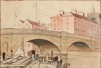 Harry Epworth Allen, Boyle Bridge, Roscommon (1930) at Morgan O'Driscoll Art Auctions