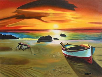 Maura Corona, Spanish Shore at Morgan O'Driscoll Art Auctions