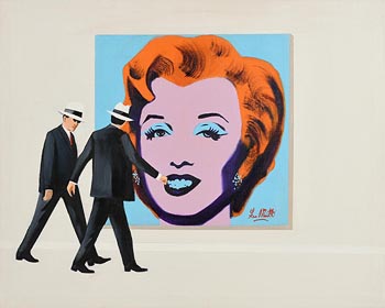 Ken O'Neill, Admiring Marilyn at Morgan O'Driscoll Art Auctions
