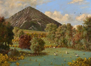 David Anthony Overend, Croagh Patrick Mountain, Co. Mayo at Morgan O'Driscoll Art Auctions