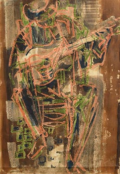 George Campbell, The Musician (1963) at Morgan O'Driscoll Art Auctions