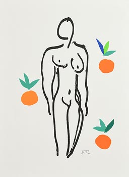 Henri Matisse, Nude with Oranges at Morgan O'Driscoll Art Auctions