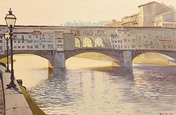 Ponte Becchio Firenze, Florence, Italy (1989) at Morgan O'Driscoll Art Auctions